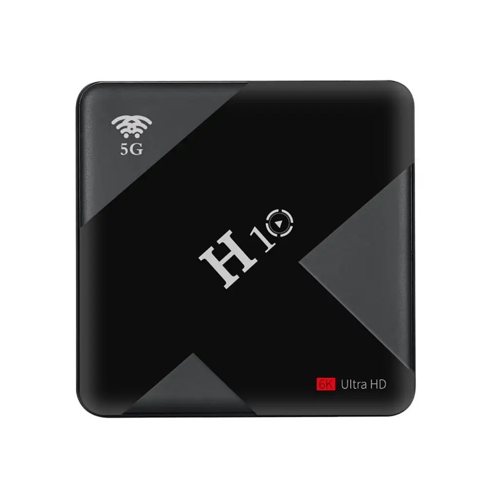 

H10 Smart TV Box 2.4G 5G WiFi Allwinner H6 Android 9.0 USB 3.0 HDMI 2.0 Set Top Box Support 6K HDR H.265 4GB+32GB Media Player