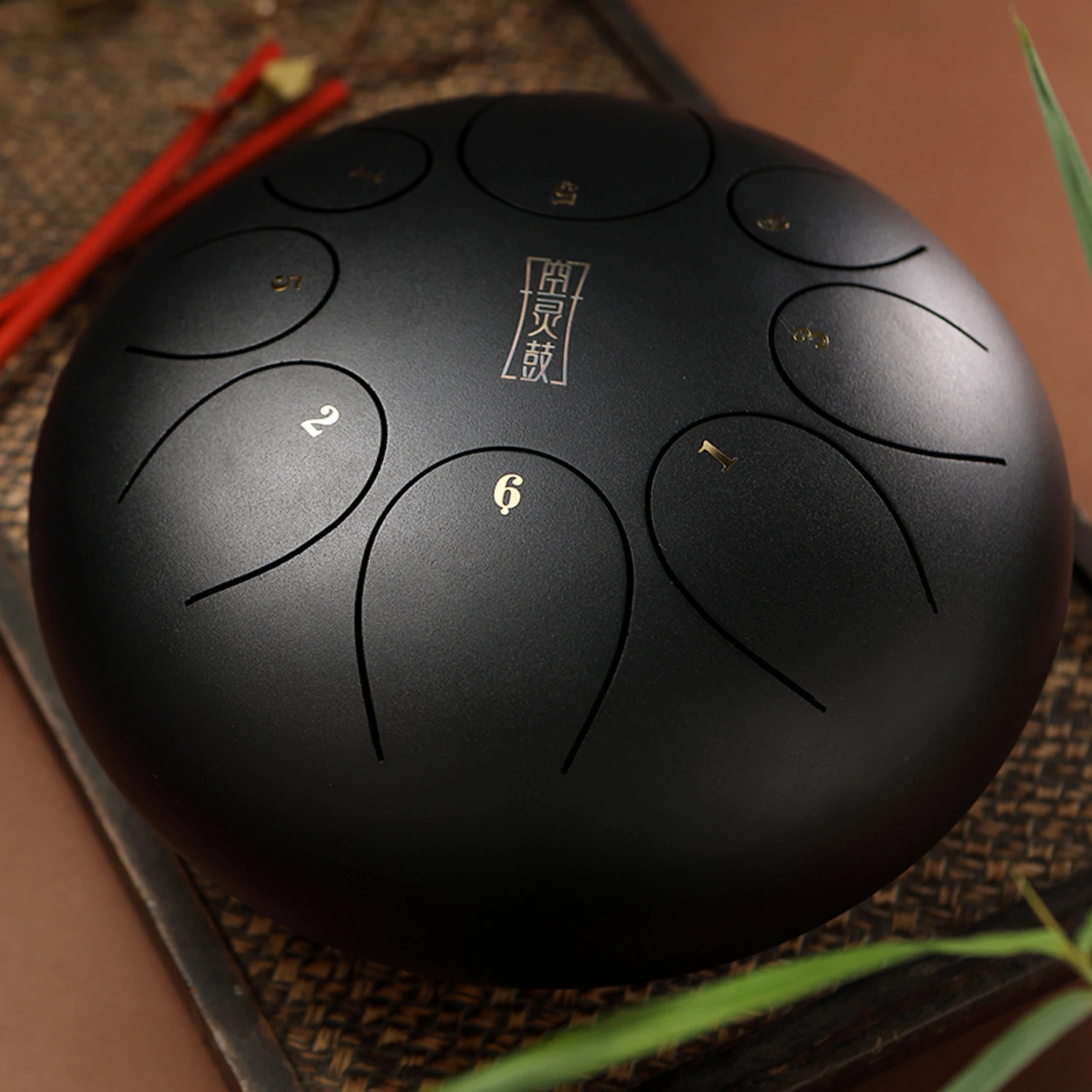 12 inch Steel Tongue Drum Mini Hand Pan Drums with Drumsticks Percussion Musical Instruments Purify Your Mind and Soul