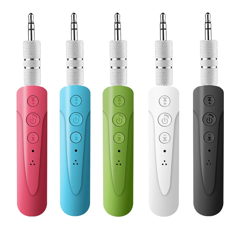 

Universal Bluetooth audio receiver 2019 New 3.5AUX Car Speaker Headset Universal One Drag Two Call Camera Function