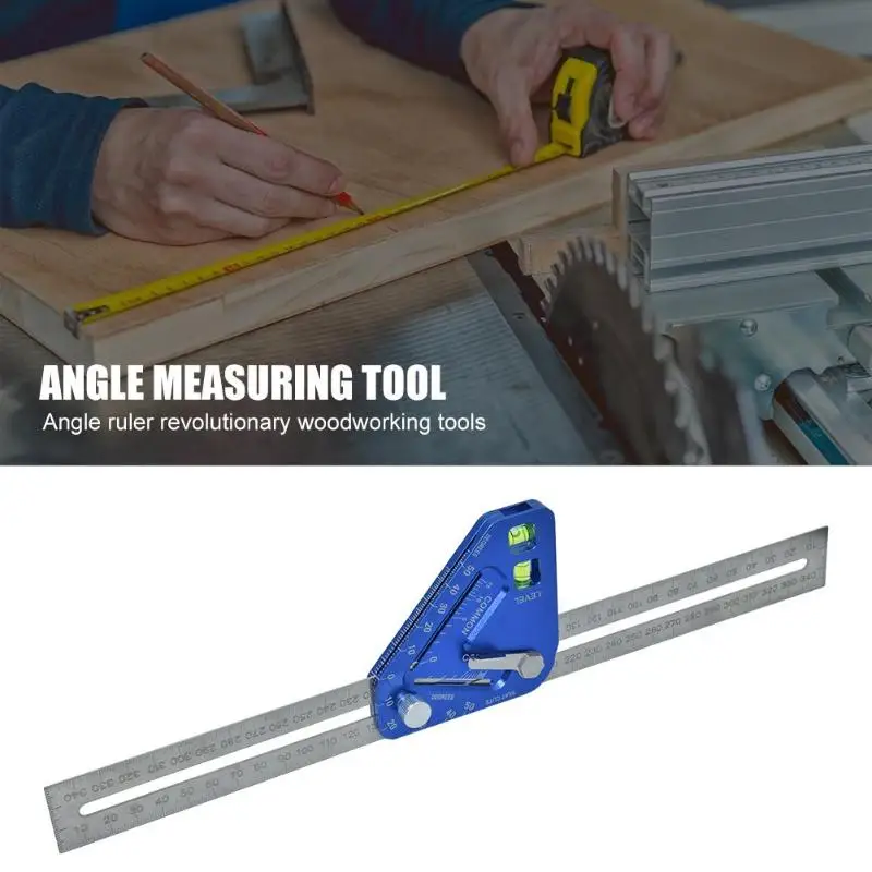 

Woodworking Triangle Ruler Skillful Manufacture Superior Quality Angle Ruler Carpentry Protractor Measuring Tools