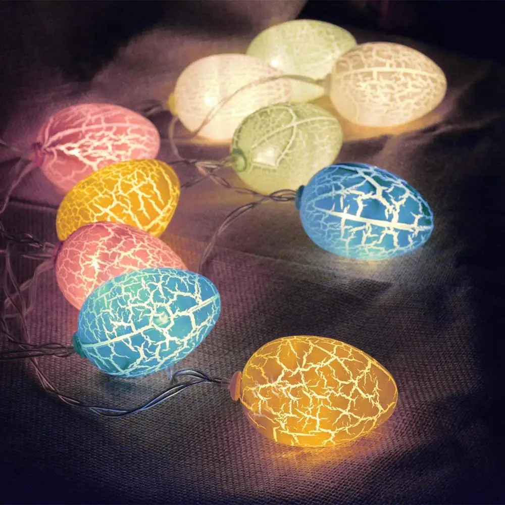 

Outdoor LED String Lights Crack Egg USB Garland Lamp For Easter Fairy Light Ball Christmas Tree Decorations Diwali Holiday Salon
