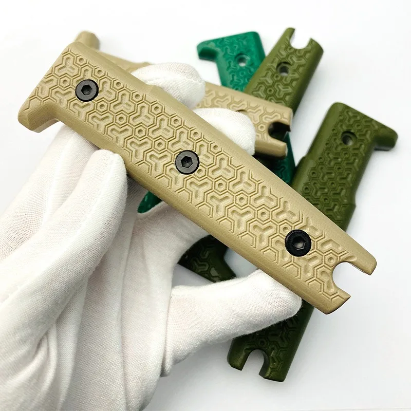 

A Pair G10 Grip for Outdoor Tools DIY Chef Knife HandleFolding Knife Custom Shank With Screws