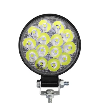 

Round Working lights 14-LED Spot Flood Bulb Driving Lamp Waterproof Off-road Vehicles Replacement Car