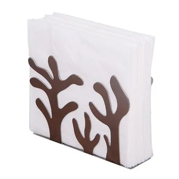 

Creative Napkin Holder Plant Flower Couple Napkin Storage Clip Simple StyleTable Vertical Napkin Clip Home Storage Products
