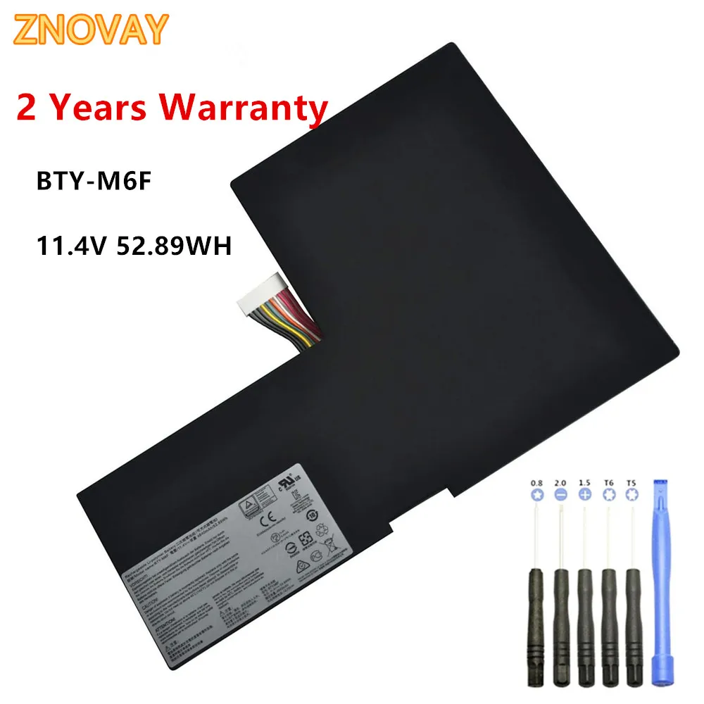 ZNOVAY BTY-M6F Laptop Battery for MSI GS60 2PL 2QE 6QE 6QC 6QC-070XCN MS-16H2 11.4V 4640MAH/52.89WH Notebook | Компьютеры и офис