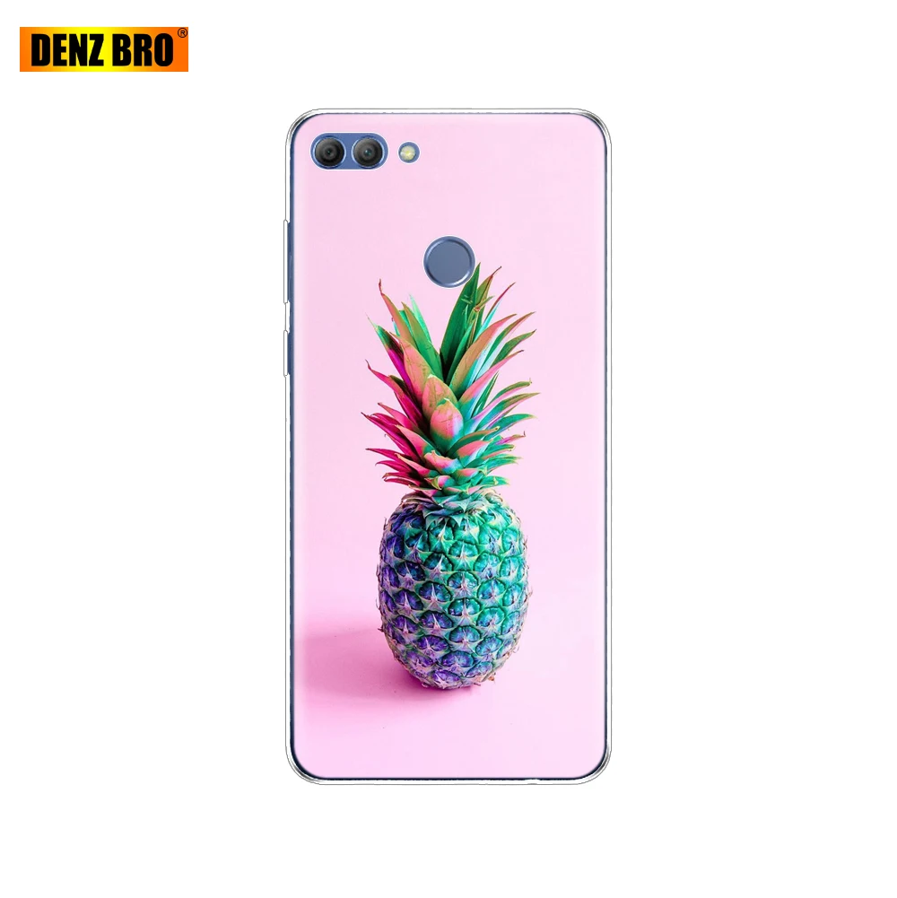 61917 Чехол для huawei P smart Enjoy 7 S, мягкий силиконовый чехол для телефона из ТПУ с полной защитой, прозрачный чехол-бампер - Цвет: 61917