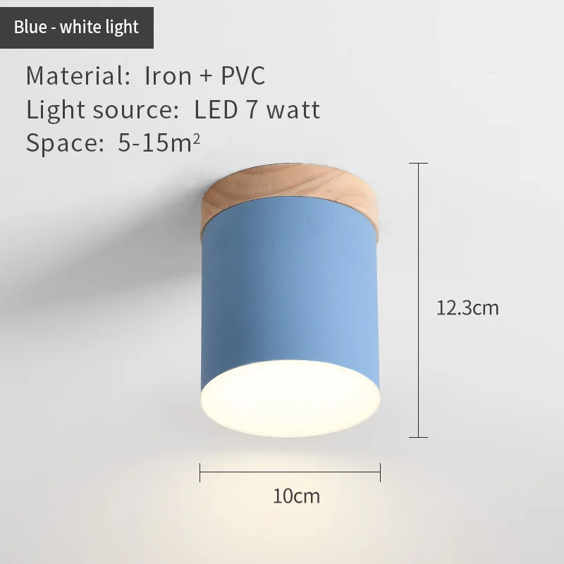Blue-cold light 8 цветов AC220V современный роскошный белый потолок Освещение в помещении приспособление Спальня лампа Гостиная светодиодный огни дерева лампы Освещение для дома - Цвет корпуса: Blue-cold light