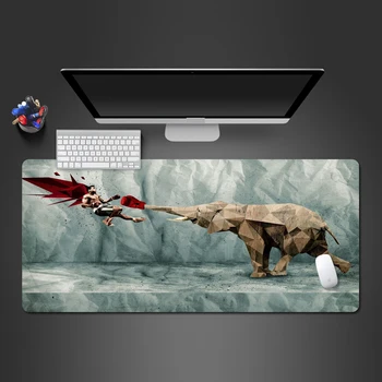 

Hot Selling Interesting Mouse Pad HD Personality Creative Big Lock Rubber Mouse Pad PC Computer Gaming Large Tapis De Souris