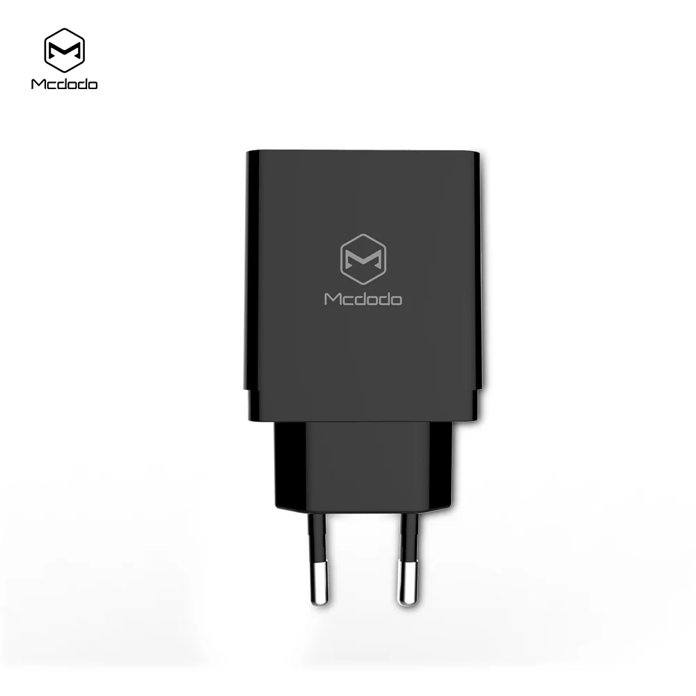 5 шт Mcdodo EU Plug USB быстрая зарядка 23 Вт для iPhone 8X7 iPad QC 3,0 USB настенное зарядное устройство для samsung S9 LG адаптер для мобильного телефона - Тип штекера: EU Black