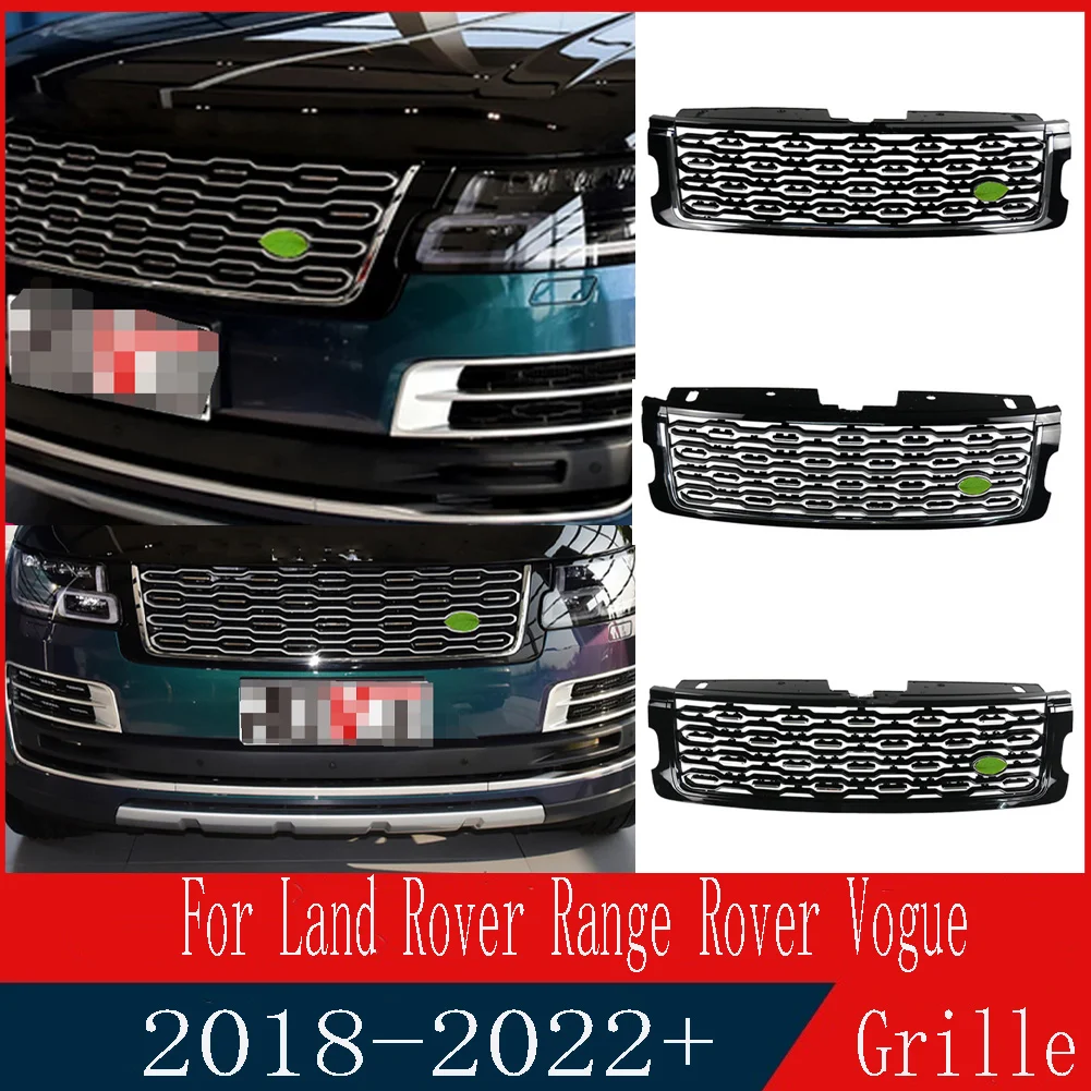 

Car Auto Parts High Quality Tuning Front ABS Middle Grill Grille For Land Rover Range Rover Vogue SVA 2018 2019 2020 2021 2022