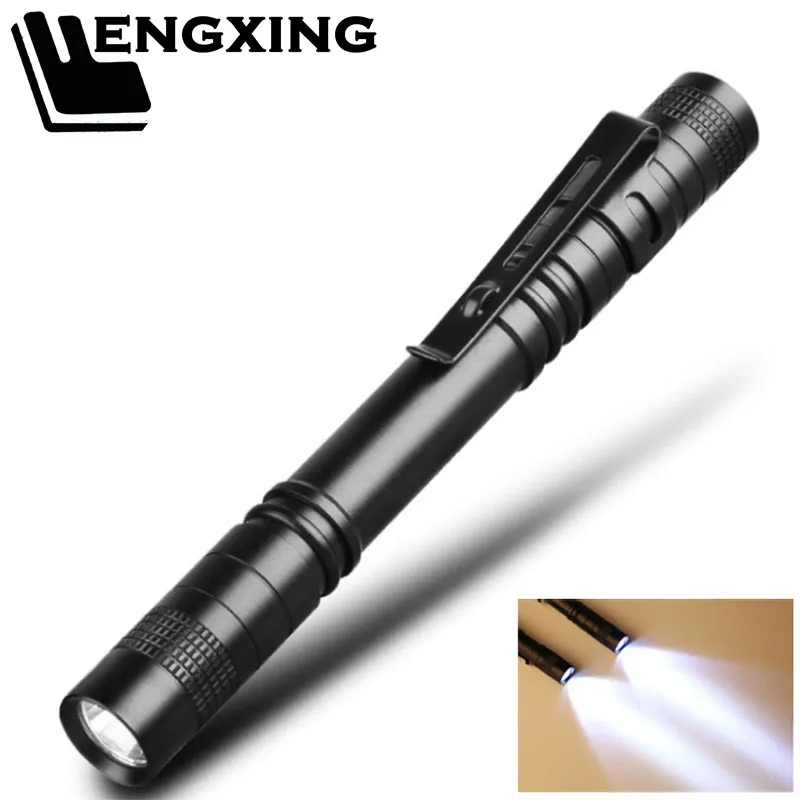 Permalink to Pen Light Mini penholder Led Flashlight 1 Switch Mode  For night Walking lamp   Car Maintenance Work Torch o  Dentist lighting