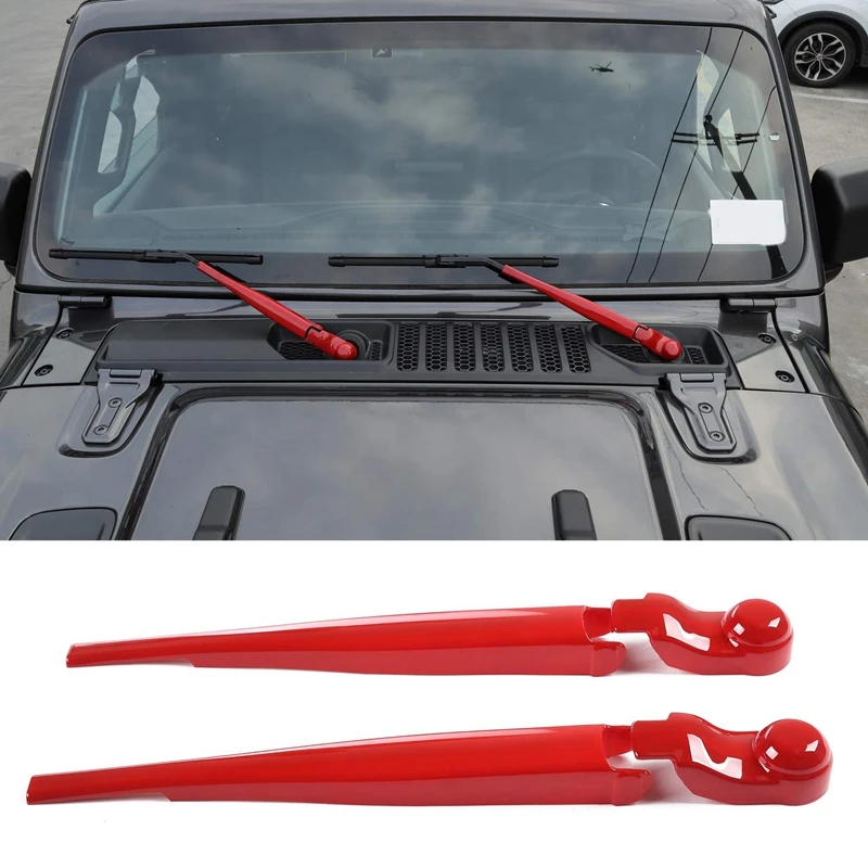 Front Window Windshield Wiper Blade Decoration Trim Cover for 2018 2019 Jeep  Wrangler JL 4 Door 2 Door Car Accessories|Windscreen Wipers| - AliExpress