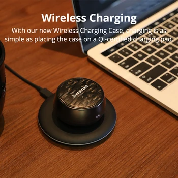 

Tronsmart Spunky Pro TWS Earphones Wireless Earbuds with Qi Wireless Charging, Voice Assistant, Touch Control