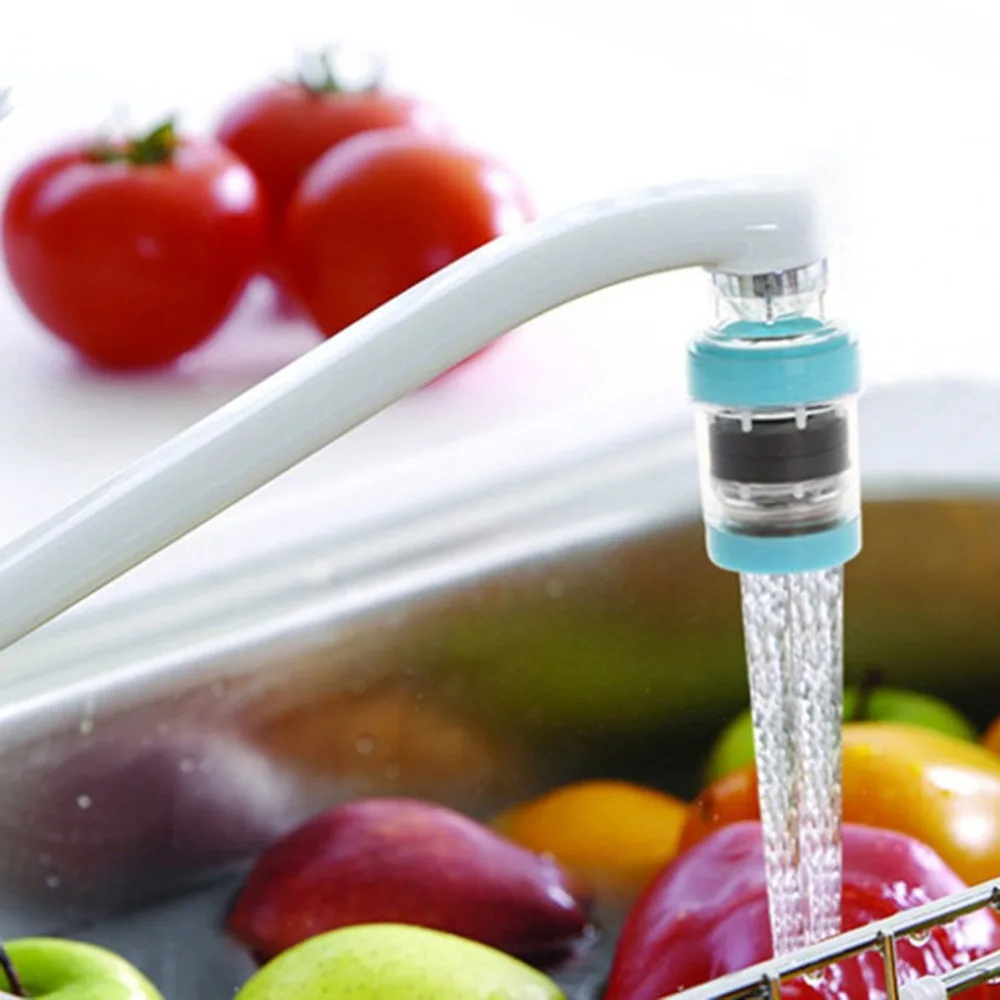 Home Faucet Filter Splash Proof Tap Nozzle Water Purifier Medical Stone Magnetized Water Filter Kitchen Tool