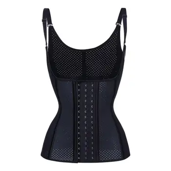 

100% Latex Womens Shapewear Weight Loss Waist Trainer Corset Tank Top Vest Sport Workout Slimming Body Shaper