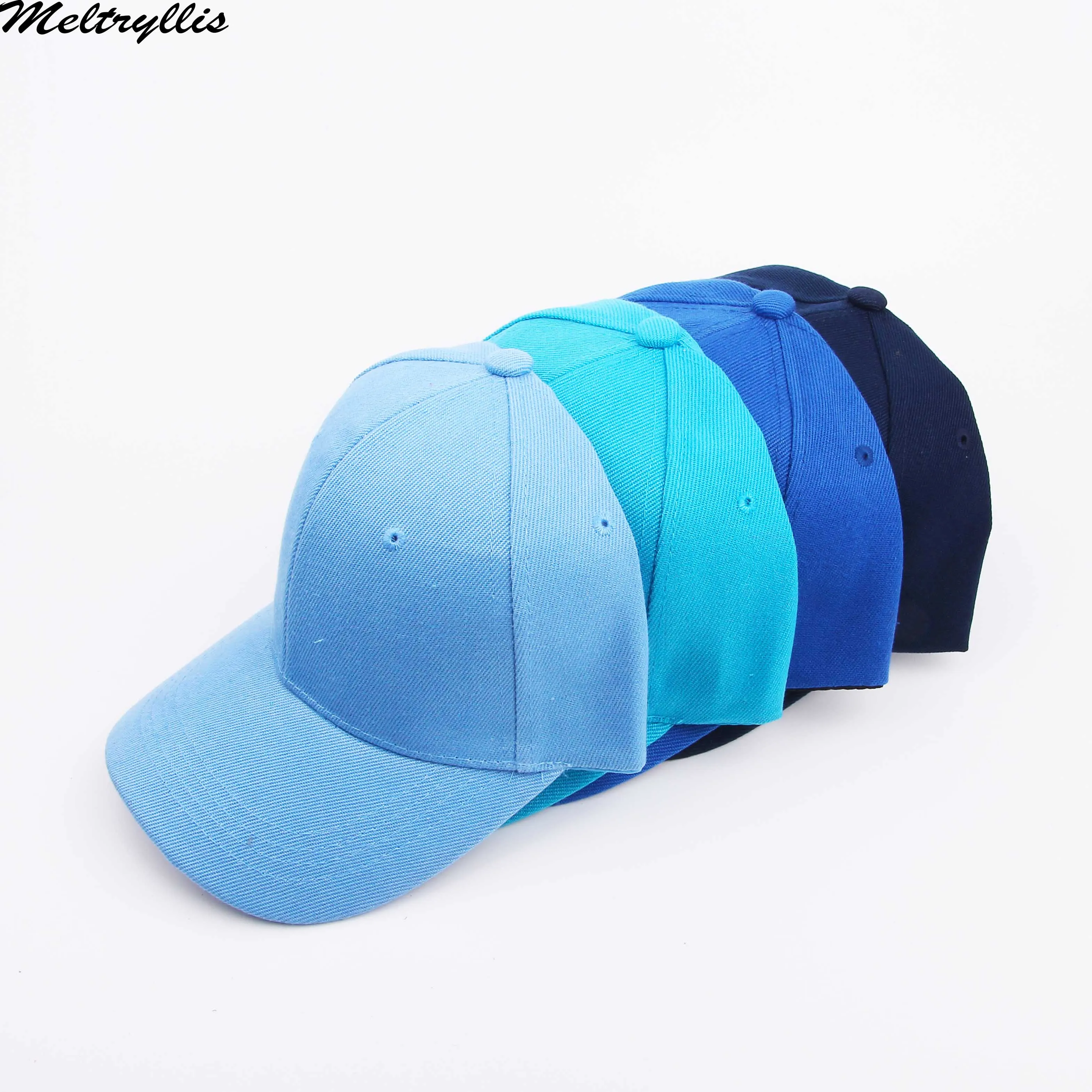 

[Meltryllis] Navy Summer Baseball Cap High quality Cotton Adjustable Blue-colored items Caps Dad Hat outdoor Hats For Men Women