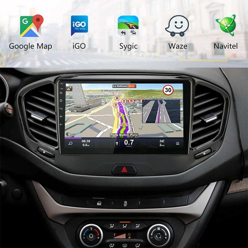  Vtopek Android Car Radio Multimedia Video Player For LADA Vesta Cross Sport 2015-2019 Navigation GP