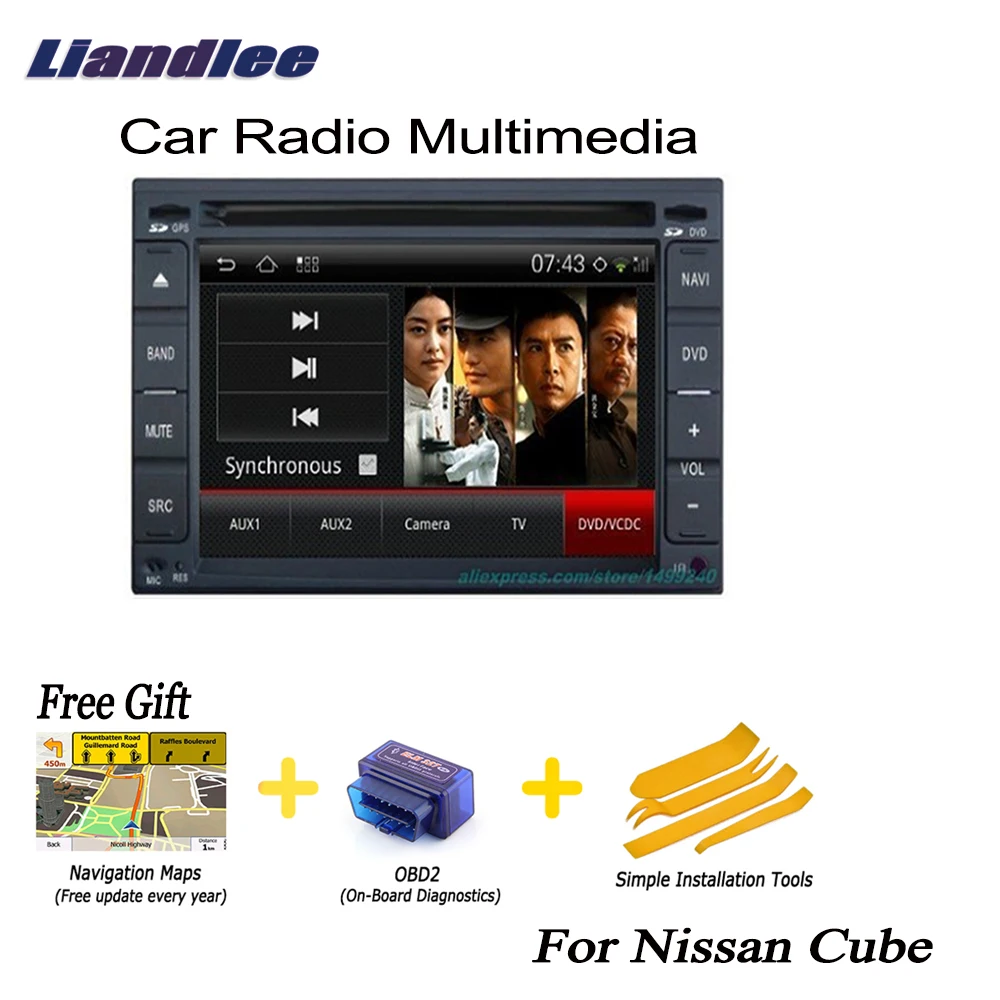 Car GPS Navigation Screen System Radio CD DVD Player For Nissan Cube 2009 2010 2011 2012 2013 Android Multimedia Audio Video | Автомобили