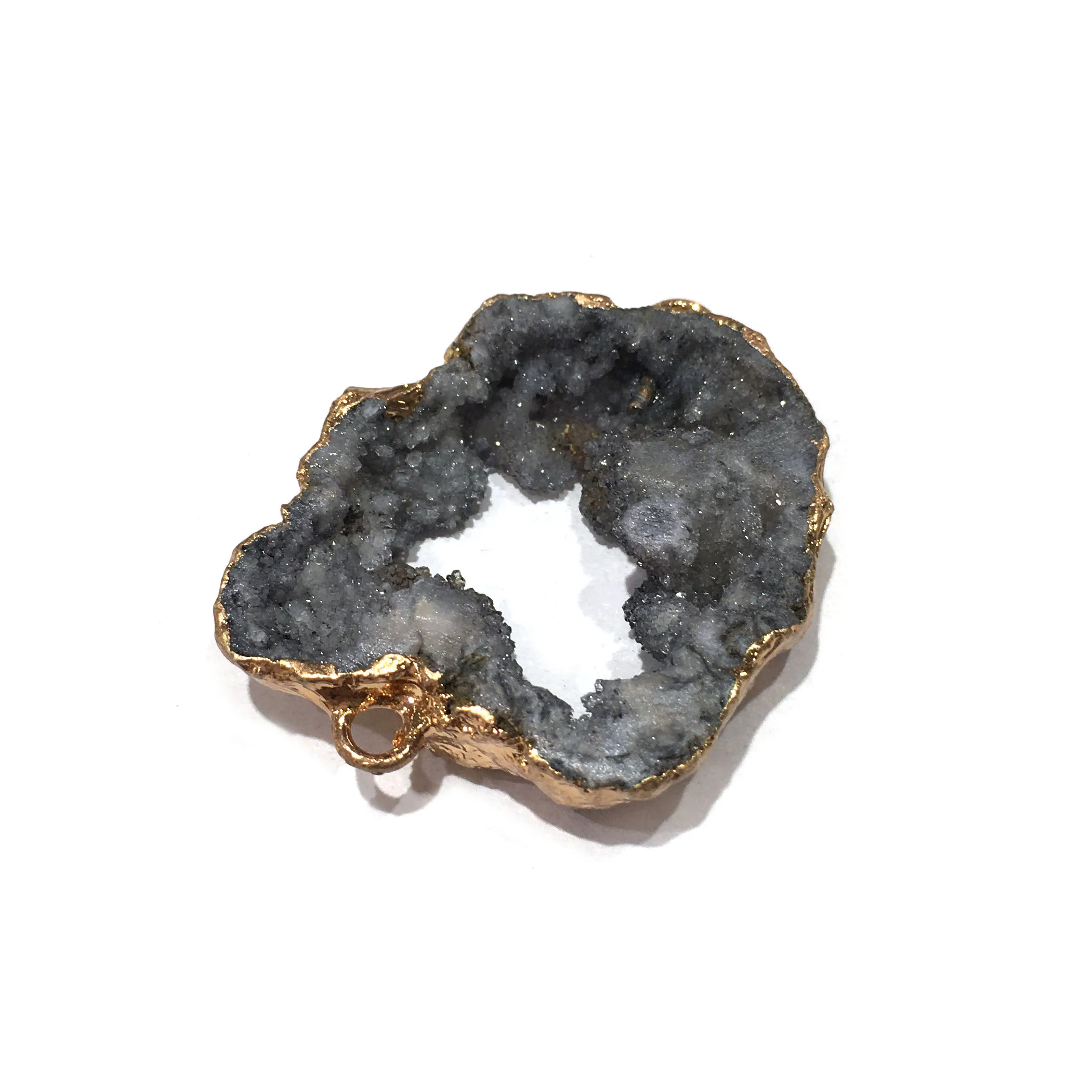 Кристалл натуральный камень кулон разъемы нерегулярные DIY для ожерелья или ювелирных изделий