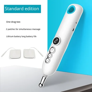 

Meridian Pen Massager Acupoint Physiotherapy Massage Relief The Pain Electronic pulse Massage Penetration Patch Quick Effect