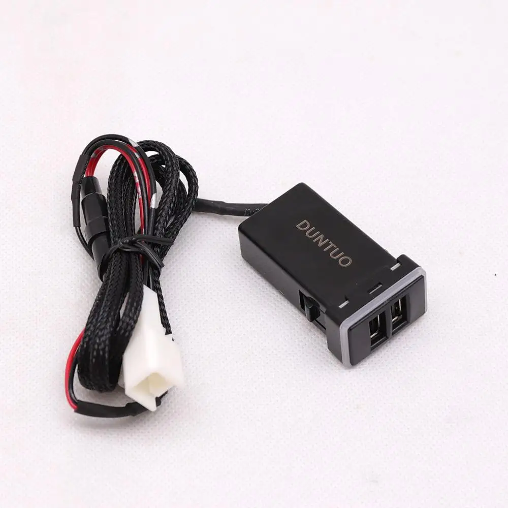 QC3.0 Quickcharge зарядное устройство двойной USB телефон Pad адаптер Plug& Play пользовательское заднее сиденье для- Toyota Alphard Vellfire 30 35