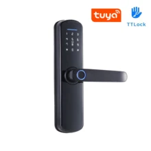 TTLock Or Tuya APP Remote Control Intelligent Fingerprint Lock Support Password Code IC Card Key