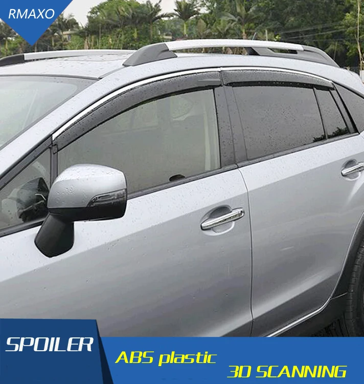 Для subaru XV Пластик оконный козырек Vent Оттенки Защита от солнца дождь дефлектор гвардии 2012- для XV Авто аксессуары 4 шт./компл