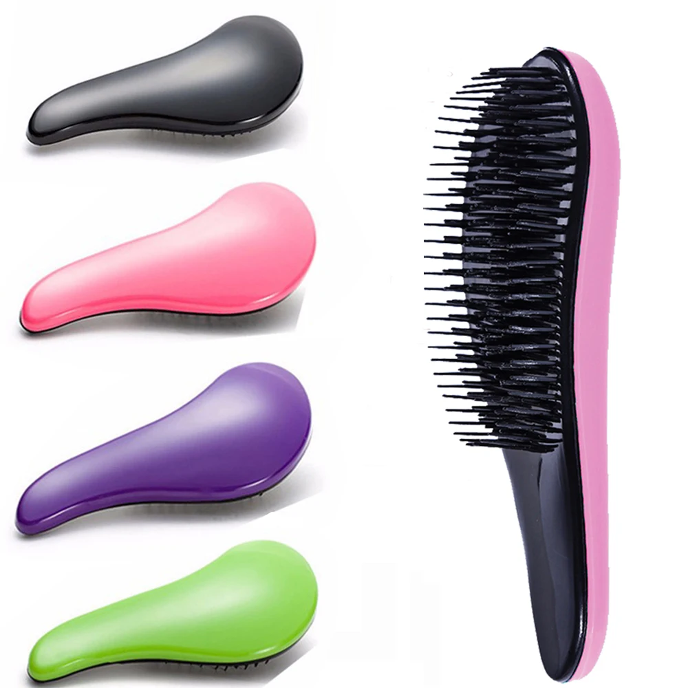 Handle Detangling Hair Comb Brush Detangle Tangle Hair Brush Combs
