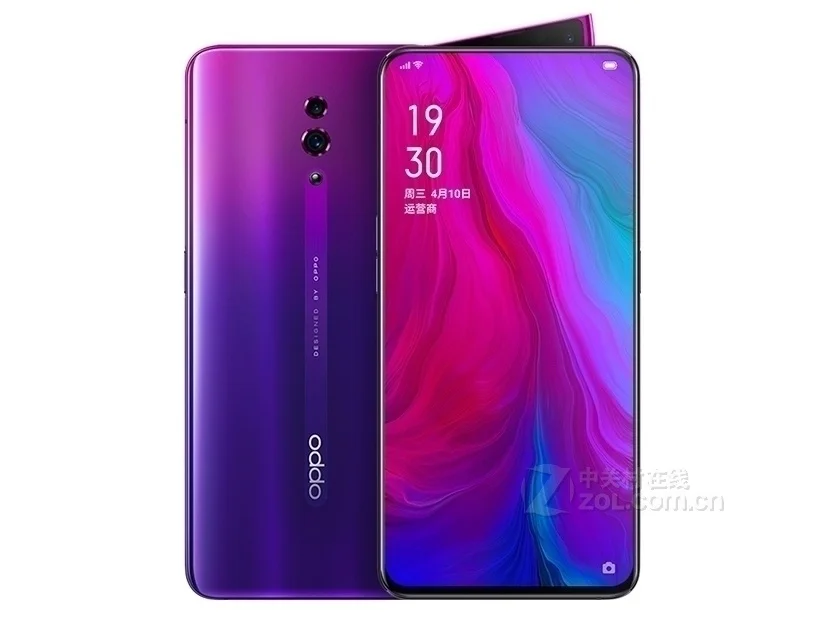 Новая модель смартфона Oppo Reno celular Snapdragon 710 Android 9,0 6," ips 2340X1080 8 Гб ram 256 ГБ rom МП отпечаток пальца NFC