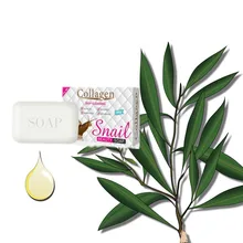 100 г улиточный белок противогрибковое Отбеливающее чистящее мыло для дезодорирования и дезодорирования при обработке от акне, псориаза