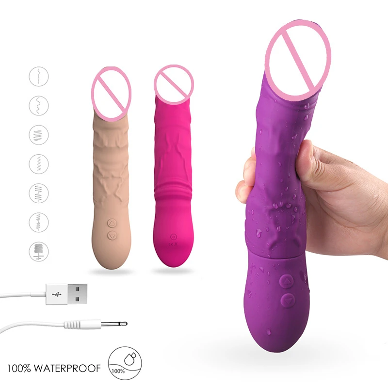 Фаллоимитаторы с двойным мотором 9 скоростей зарядка через USB|realistic dildo vibrator|vibrators