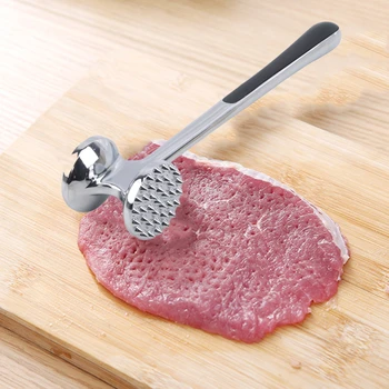 

1PC Kitchen Aluminum Alloy Loose Tenderizers Meat Hammer Two Pounders Knock-Sided For Steak Pork Kitchen Tools Accessories
