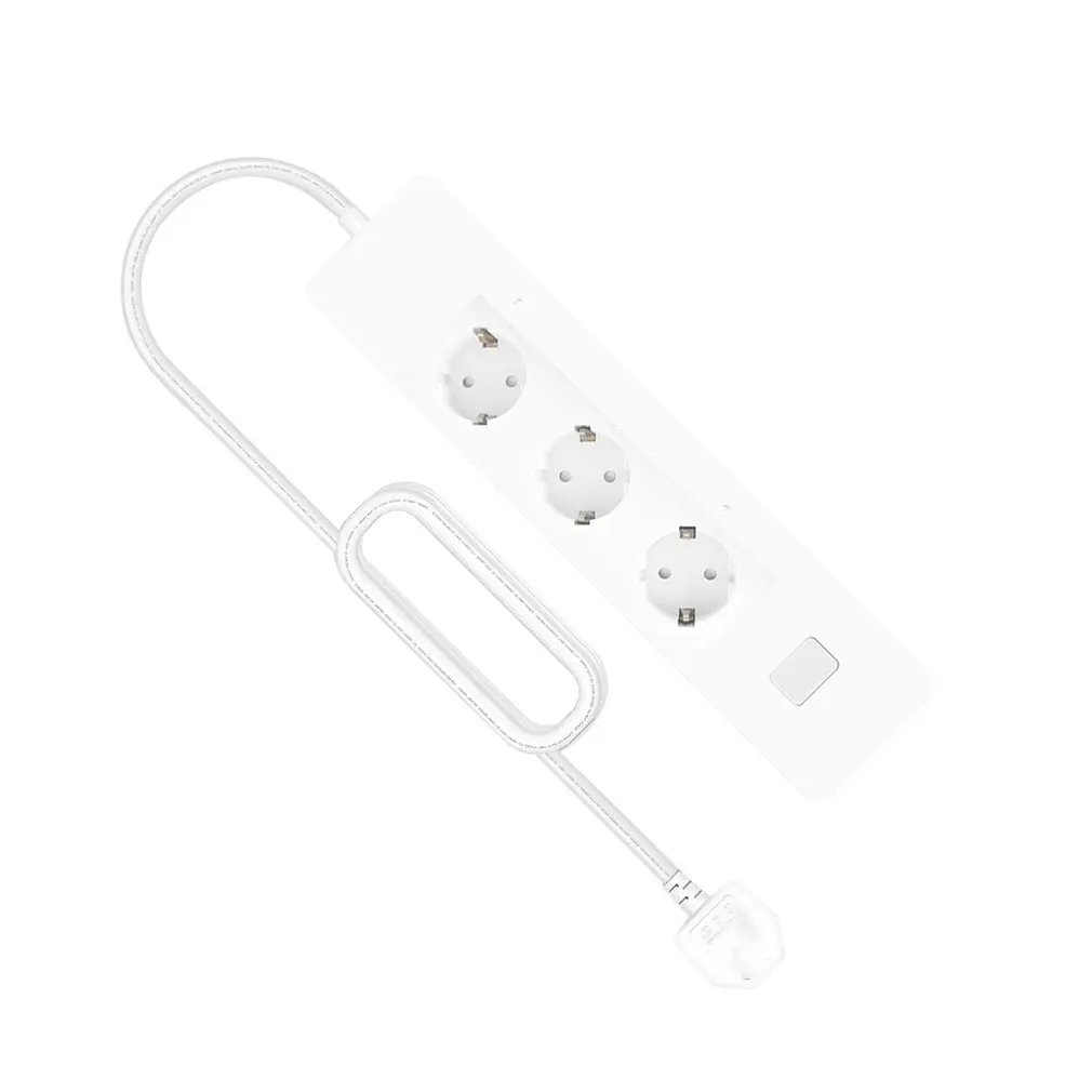 

WiFi Smart Power Strip Socket Voice Control Timer Switch Power Strip Outlet 3 AC Outlets 2 USB Port for Alexa Google Home