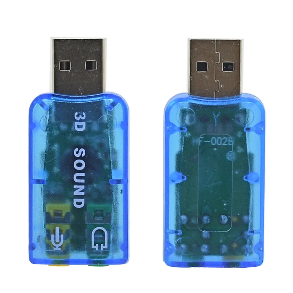 TISHRIC USB внешняя звуковая карта 5,1 канальный звук 3,5 мм разъем 3D микрофон наушники аудио адаптер профессиональная звуковая карта