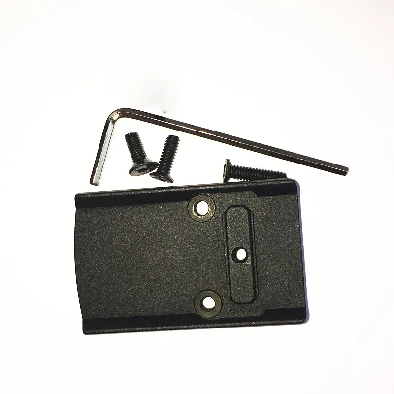 

Tactical Outdoor Sports Glock Plate Base Mount Fits RMR VISM Red Dot Sight for Real fire Caliber Rear Sight Hunting Accessories