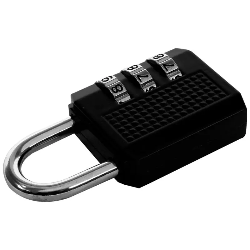 3 набора цифр комбинации замок сумка для ноутбука Toolbox чемодан путешествия багажный замок
