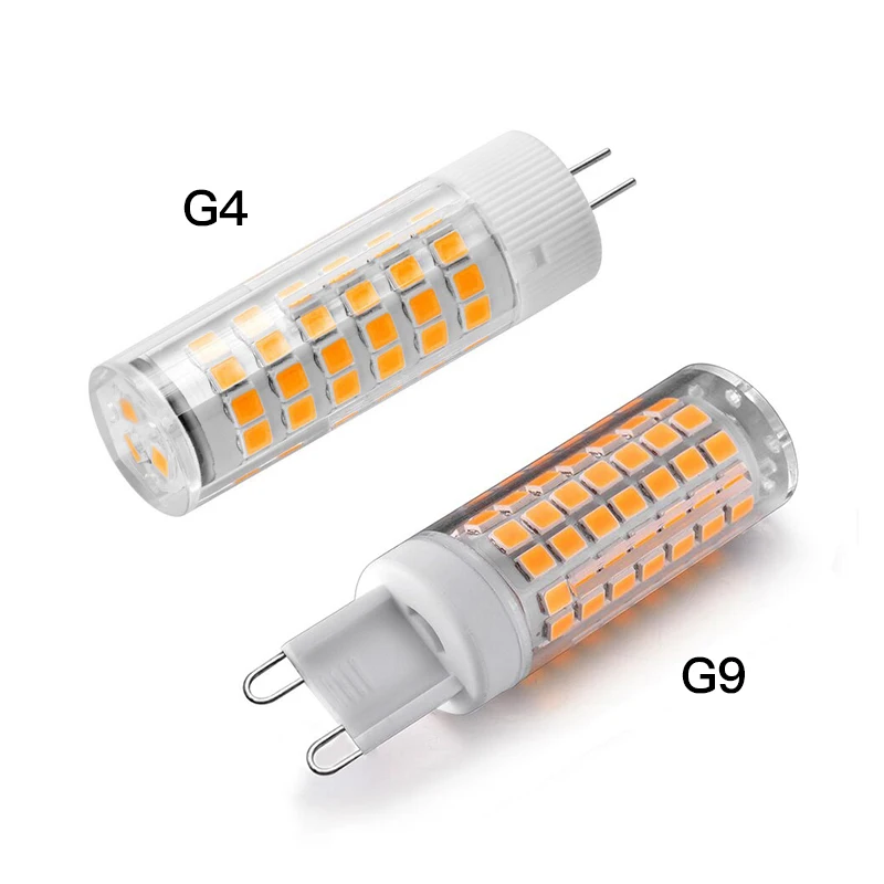 

G9 G4 AC220V 110V LED Lamp Not Flicker LED Bulb 2835SMD 5W 690LM Super Bright Chandelier Light Replace 70W Halogen Lamp