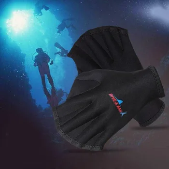 

DIVE&SAIL 2MM Thickness Diving Swimming Surfing Webbed Gloves Unisex Anti Bite Neoprene Anti-scratch