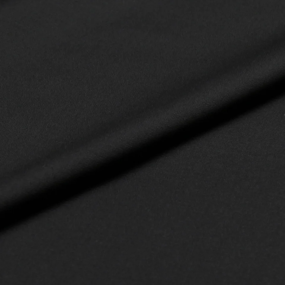 Чистая черная шерсть камвольная ткань хорошо подходит для брюк 95% шерсть и 5% вискоза, WF172