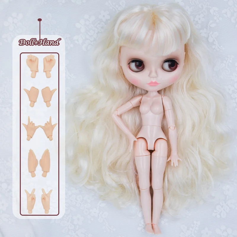 HYM12 Neo Blyth кукла NBL Заказная блестящее лицо, 1/6 BJD шарнирная кукла Ob24 кукла Blyth для девочки, игрушки для детей YM04 - Цвет: HYM12