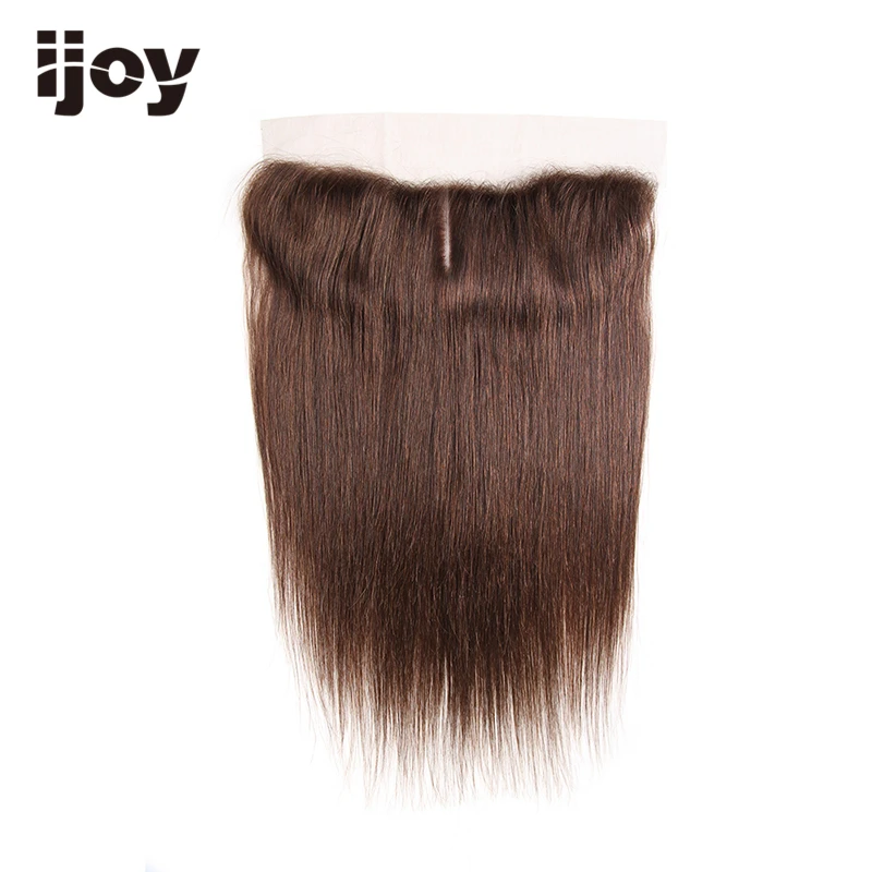 Человеческие волосы с 4x13 фронтальная кружевная лента# 1B/4/27/30/33/99J/Бургундия "-20" м не-Реми Прямые бразильские волосы для наращивания IJOY