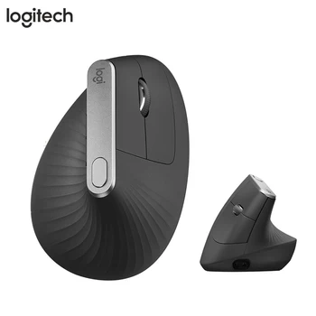 

Logitech MX Vertical Wireless Mouse Ergonomic Laser Bluetooth&Unifying 400-4000DPI Rechargeable Original Vertical Mouse