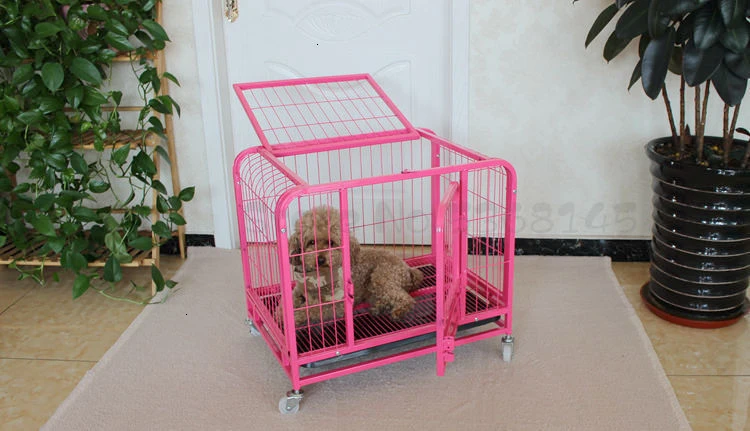 Dog Cage Teddy Small Dog Medium Large Dog with Toilet Pet Indoor Dog Cage Cat Cage Rabbit Cage