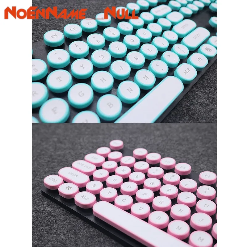 

Mechanical Keyboard replaceable Keycaps 108 Keys DIY Keycap Retro Steam Punk Typewriter Mechanical Keyboard Keycap