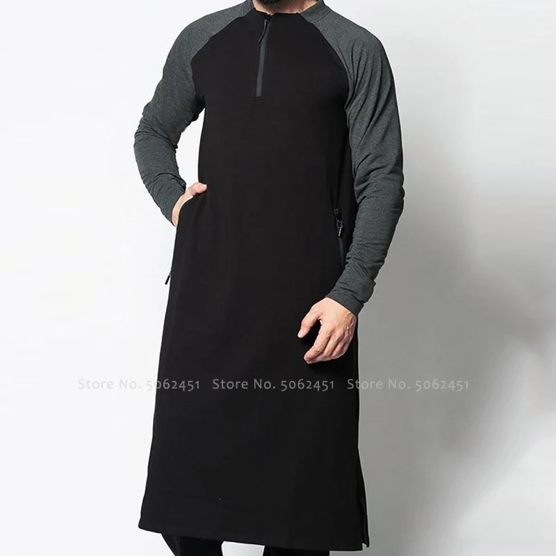 Средневековая Толстовка Арабский исламский одежда для мужчин Джабба ТОБ мусульманское платье Кафтан Дубай традиционная Пакистанская Саудовская Аравия халаты