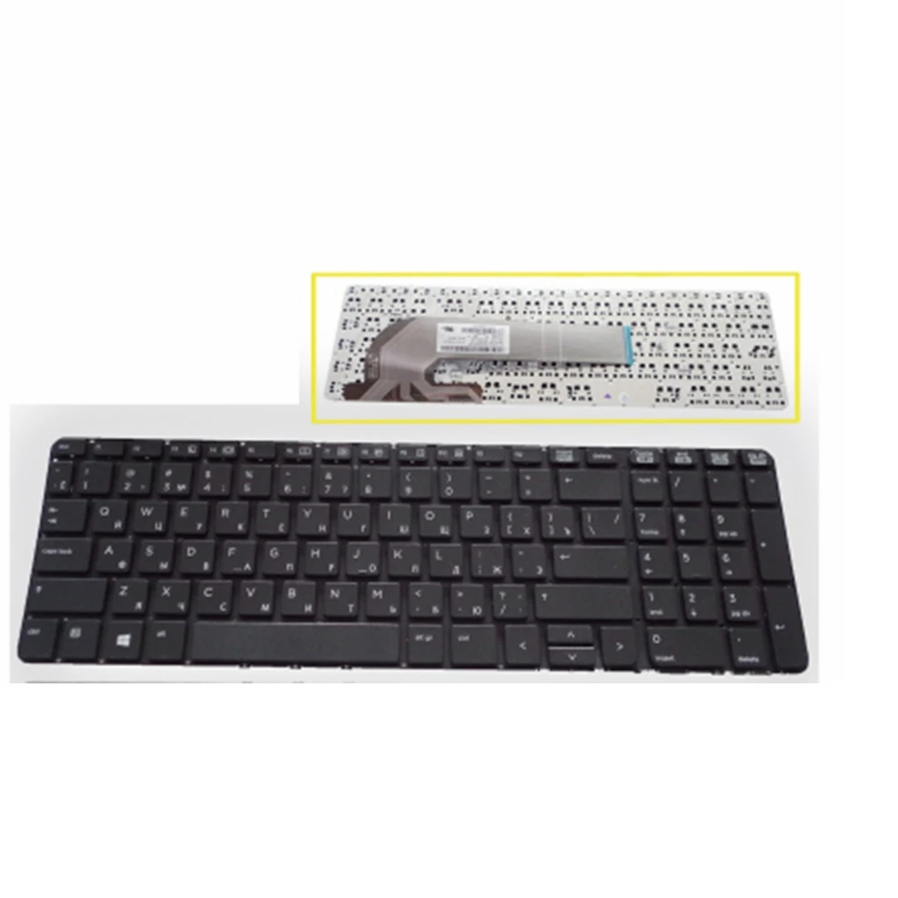 Новая русская клавиатура для HP PROBOOK 450 GO G1 470 455 G2 G0 S15 / S17 RU черная без