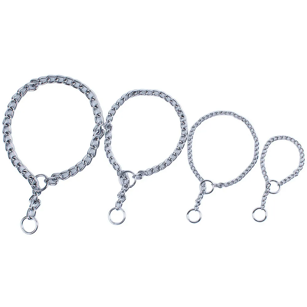 Metal-Stainless-Steel-Dog-Collar-Chain-Double-Row-Chrome-Plated-Choke-Training-Show-Collar-Adjustable-Safety (6)