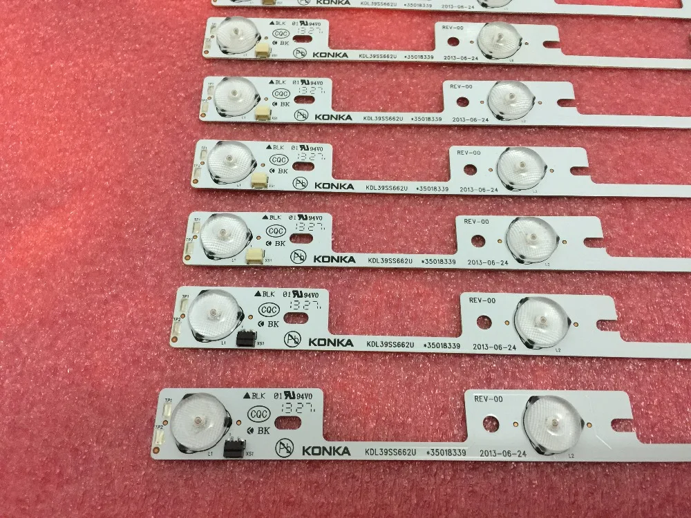 Светодиодная панель s * 6V для подсветки телевизора KDL39SS662U KDL40SS662U 327 мм|Подвесные