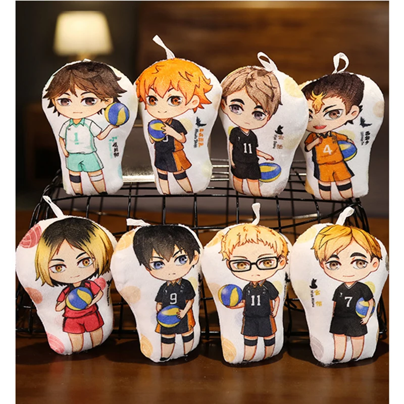 Haikyuu плюшевый брелок Подушка Shoyo Hinata/Tobio Kageyama/Kei Tsukishima манга анимация периферийная