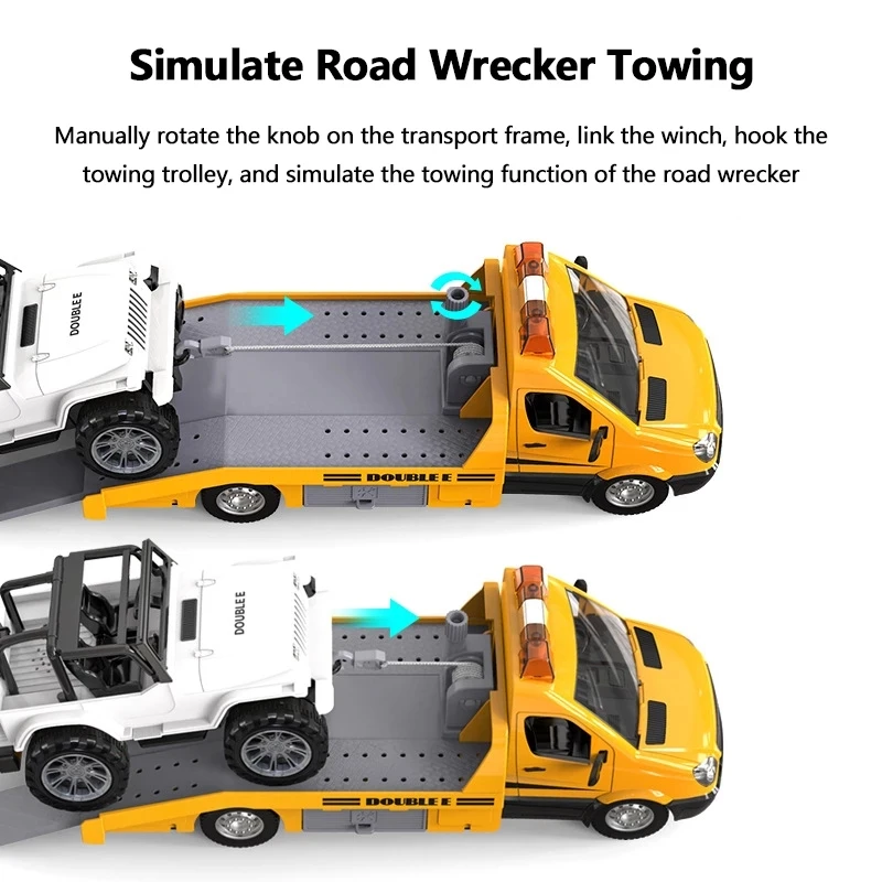 Manual Winch Dickie Toys Tow Truck Police Tow Toy Tow Truck With